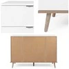 Homestyle4U Komoda, 120x40x86 cm, balta