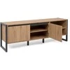 TV staliukas Homestyle4U TV spintelė, 160x40x55 cm, pilka
