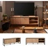 TV staliukas Homestyle4U TV spintelė, 160x40x55 cm, pilka