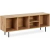 TV staliukas Homestyle4U TV spintelė, 140x52x35,5 cm, ruda