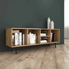 TV staliukas Homestyle4U TV spintelė, 140x52x35,5 cm, ruda