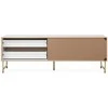 TV staliukas Homestyle4U TV spintelė, 179x60.5x39 cm, balta