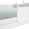 Homestyle4U Vaikiška lova, 94,5x139x206 cm, balta