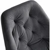 Homestyle4U Valgomojo kėdė, 59x89x62.5 cm, pilka