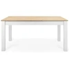 Homestyle4U Valgomasis stalas, 160x90x75 cm, balta