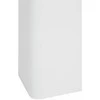 Homestyle4U Valgomasis stalas, 106x106x76.5 cm, balta