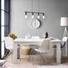 Homestyle4U Valgomasis stalas, 200.5x90.5x76.5 cm, balta