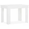 Homestyle4U Valgomasis stalas, 90x73x60 cm, balta