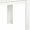 Homestyle4U Valgomasis stalas, 120x80x75 cm, balta
