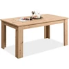 Homestyle4U Valgomojo stalas, 200.5x90.5x76.5 cm, rudas