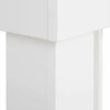 Homestyle4U Valgomasis stalas, 90x73x60 cm, balta