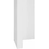 Homestyle4U Valgomasis stalas, 106x106x76.5 cm, balta