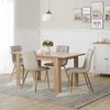 Homestyle4U Valgomojo stalas, 120x80x75 cm, rudas