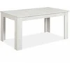 Homestyle4U Valgomasis stalas, 200.5x90.5x76.5 cm, balta