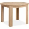 Homestyle4U Valgomojo stalas, 106.5x106.5x76.5 cm, rudas