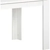 Homestyle4U Valgomasis stalas, 120x80x75 cm, balta