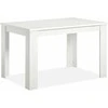 Homestyle4U Valgomasis stalas, 120x80x75 cm, balta