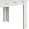 Homestyle4U Valgomasis stalas, 200.5x90.5x76.5 cm, balta