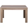 Homestyle4U Valgomojo stalas, 135x80,5x75 cm, rudas