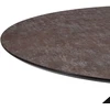 Homestyle4U Valgomojo stalas, 200x95x76 cm, rudas, juodas