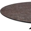 Homestyle4U Valgomojo stalas, 200x95x76 cm, rudas, juodas