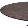 Homestyle4U Valgomojo stalas, 200x95x76 cm, rudas, juodas