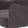 Homestyle4U Valgomojo stalas ir kėdžių komplektas, 200x95x93.5 cm, ruda, juoda, pilka