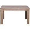 Homestyle4U Valgomojo stalas, 135x80,5x75 cm, rudas
