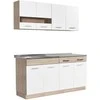 Homestyle4U Virtuvės spintelė, 160x60x206.5 cm, balta