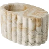 House Nordic Arbatinės žvakutės laikiklis, 10.5x6 cm, ruda, smėlio, cementas