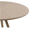 House Nordic Bistro stalas Barletta 70x70x73,5 cm pilkšvai rudas