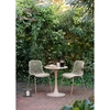 House Nordic Bistro stalas Meira 60x60x72 cm taupe plienas