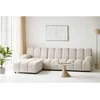 Sofa House Nordic Centrinis modulis, 95x85x77 cm, natūralios spalvos, masyvi mediena