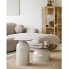 House Nordic Kavos staliukas Ravello 70x70x33 cm smėlio spalvos