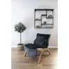 House Nordic Dirbtinė oda, Lambskin, pilka