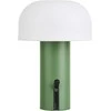 House Nordic LED lempa, 15x15x22 cm, balta, įkraunama