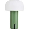 House Nordic LED lempa, 15x15x22 cm, balta, įkraunama