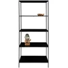 House Nordic Lentyna, 80x36x170 cm, Juoda, Metalas