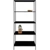 House Nordic Lentyna, 80x36x170 cm, Juoda, Metalas