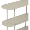 House Nordic Lentyna Rieti 31x90x81 cm smėlio spalvos metalas
