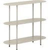 House Nordic Lentyna Rieti 31x90x81 cm smėlio spalvos metalas