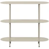 House Nordic Lentyna Rieti 31x90x81 cm smėlio spalvos metalas
