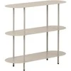 House Nordic Lentyna Rieti 31x90x81 cm smėlio spalvos metalas