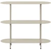 House Nordic Lentyna Rieti 31x90x81 cm smėlio spalvos metalas