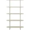 House Nordic Lentynų blokas, 31x90x150 cm, smėlio spalvos, metalas