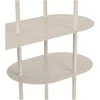 House Nordic Lentynų blokas Rieti 31x118x139 cm smėlio spalvos metalas