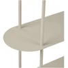 House Nordic Lentynų blokas Rieti 31x118x139 cm smėlio spalvos metalas