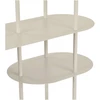 House Nordic Lentynų blokas Rieti 31x118x139 cm smėlio spalvos metalas