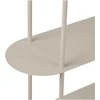 House Nordic Lentynų blokas Rieti 31x118x139 cm smėlio spalvos metalas