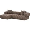 House Nordic Namo „Nordic Lounge“ sofa „Aurora“, 104x293x68 cm, ruda